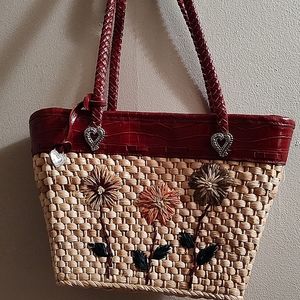 Wicker handbag